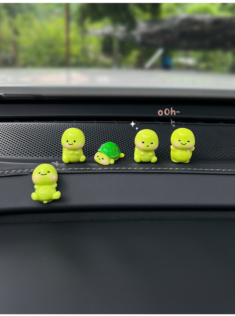 Turtle ornament -5 pieces [with free adhesive]