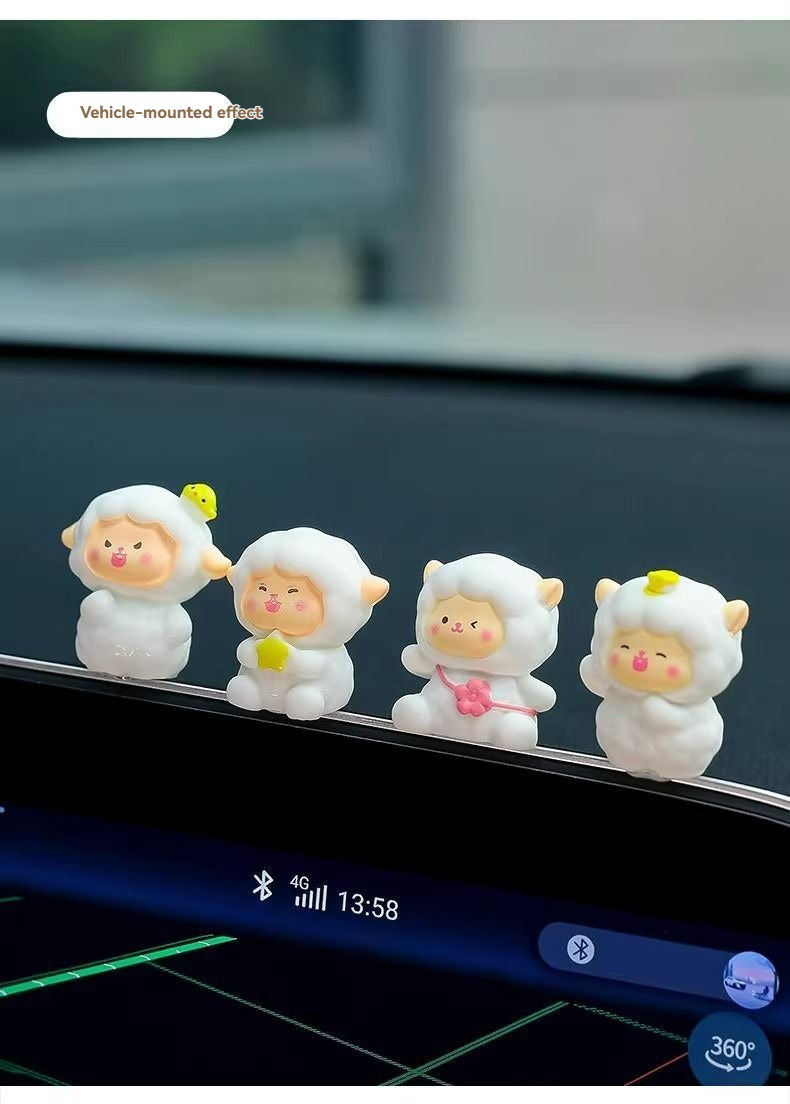 Car screen decoration, car interior decoration