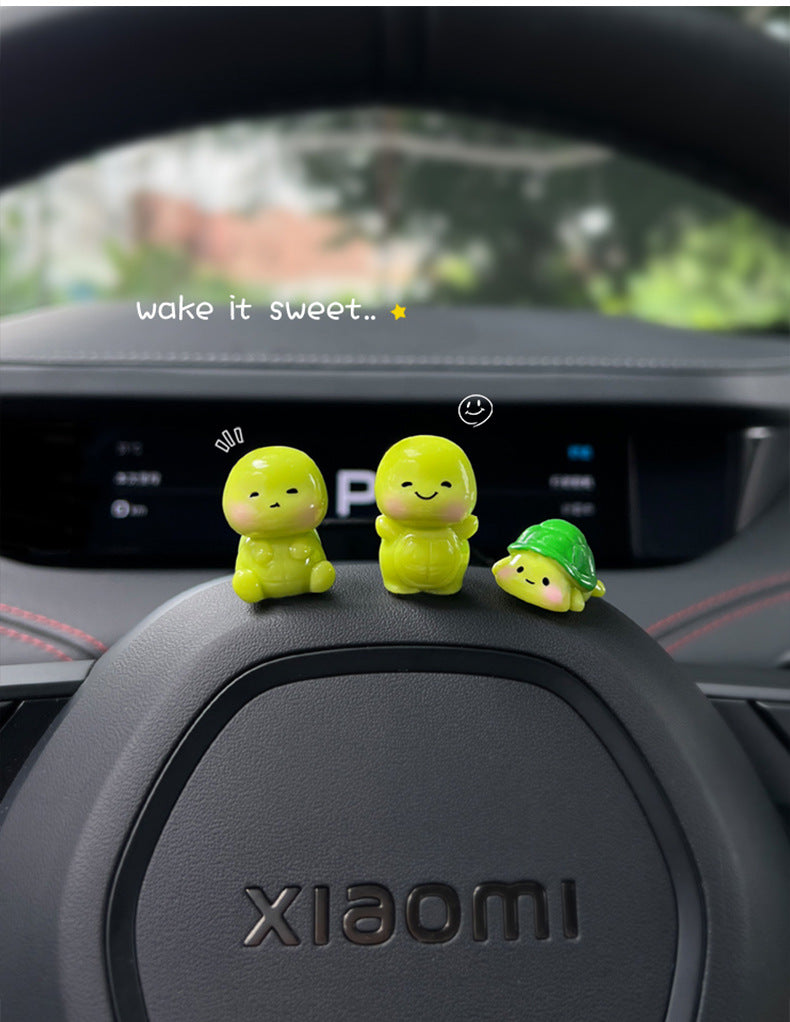 Turtle ornament -5 pieces [with free adhesive]