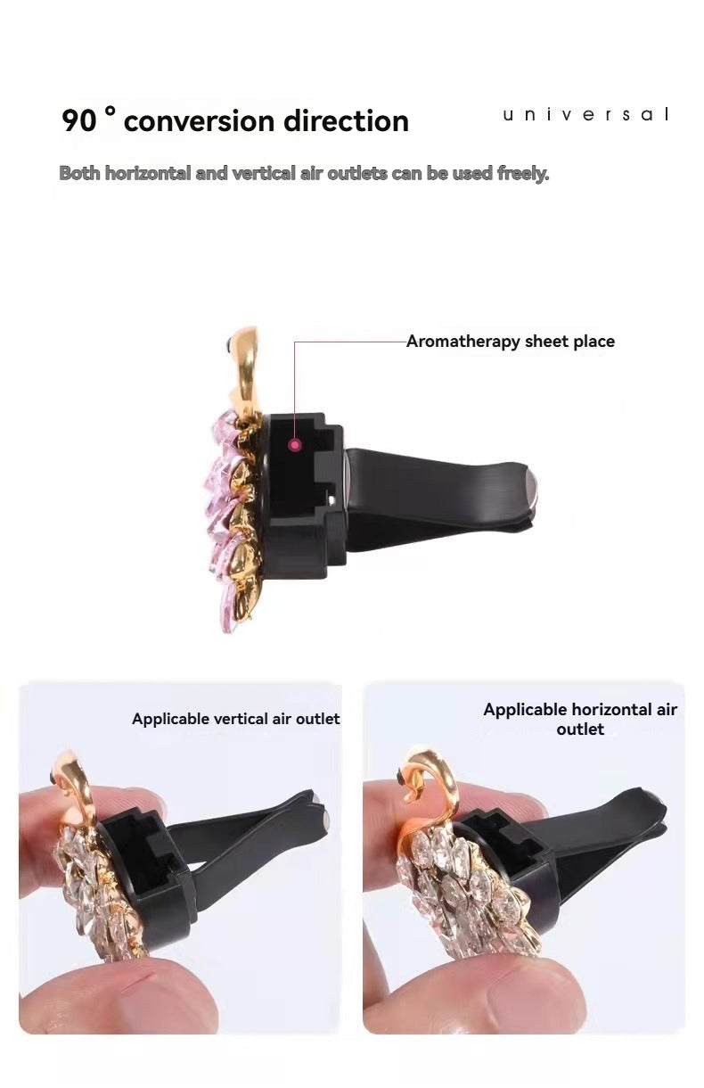 Air outlet potted plant - five piece set