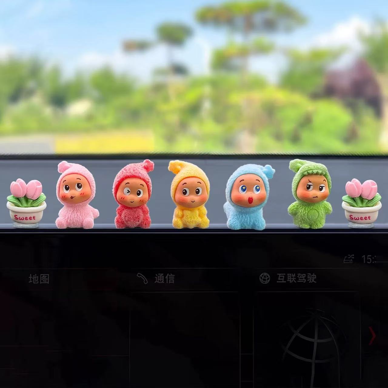 Car Interior Decoration 2025 Internet Celebrity New Star People