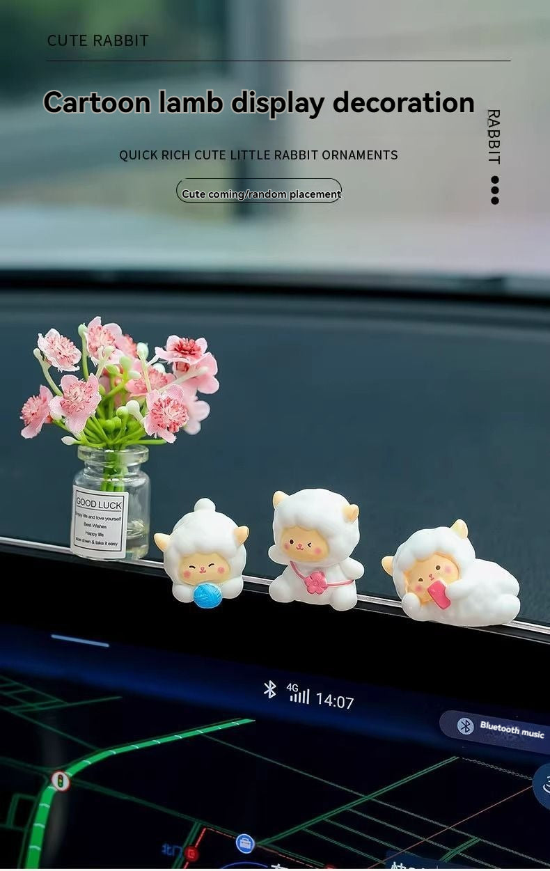 Car screen decoration, car interior decoration