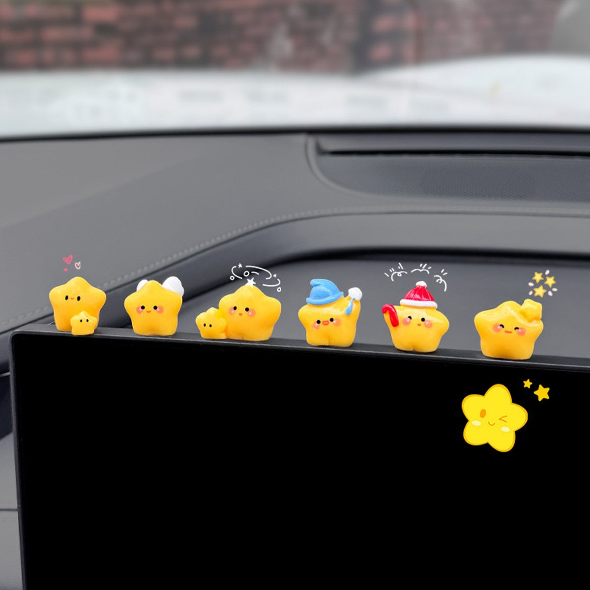 Magical Little Star Family 6-pack [Comes with No Trace Glue]