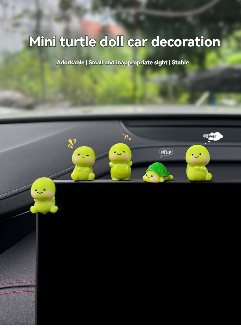 Turtle ornament -5 pieces [with free adhesive]