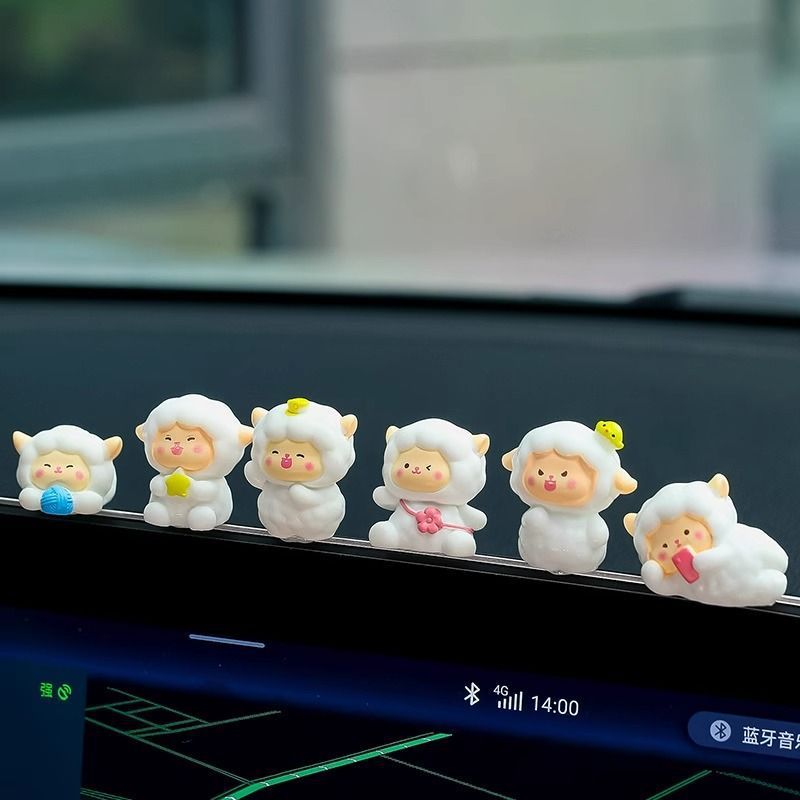 Car screen decoration, car interior decoration