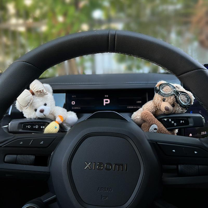Car windshield wipers, decorative turn signal dolls, cute teddy bears, car accessories