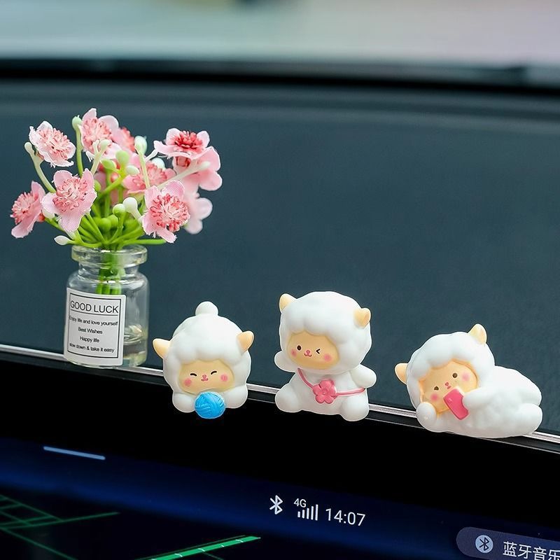 Car screen decoration, car interior decoration