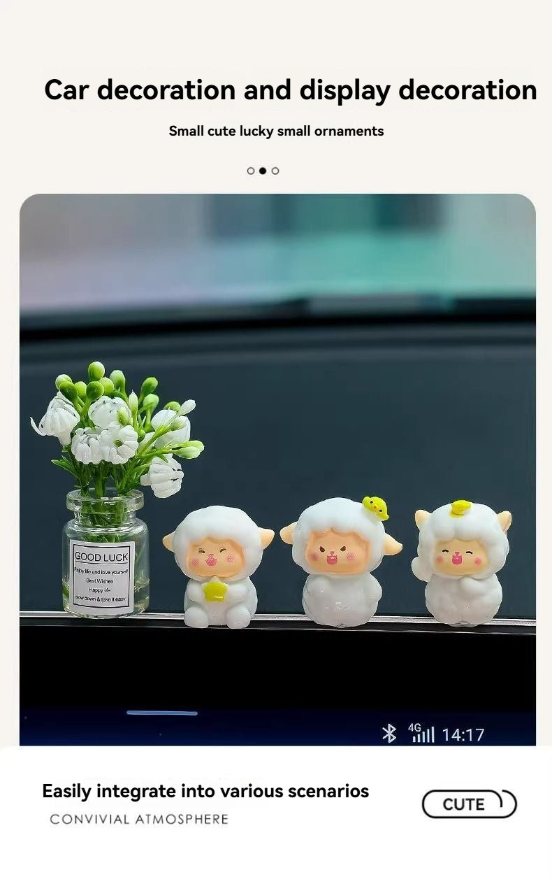 Car screen decoration, car interior decoration