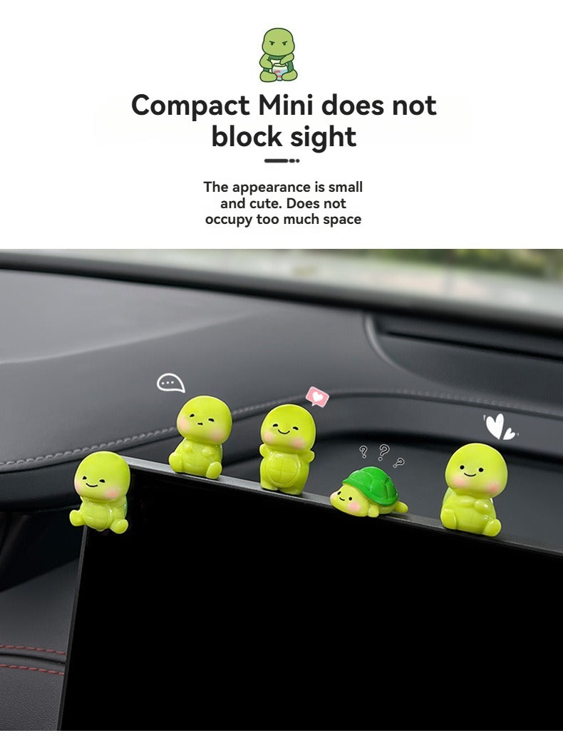 Turtle ornament -5 pieces [with free adhesive]