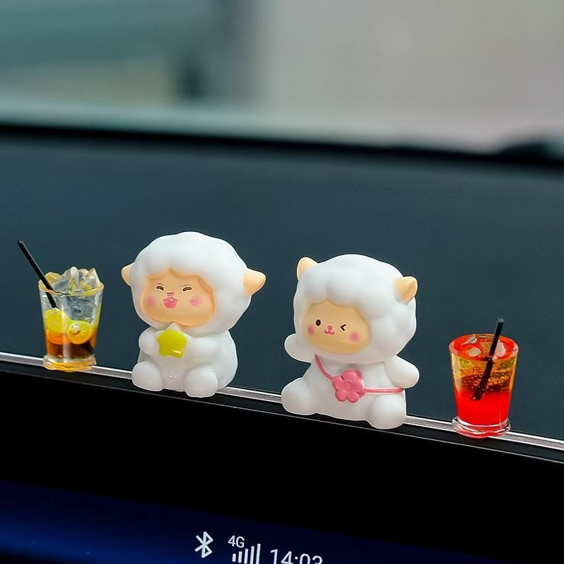 Car screen decoration, car interior decoration