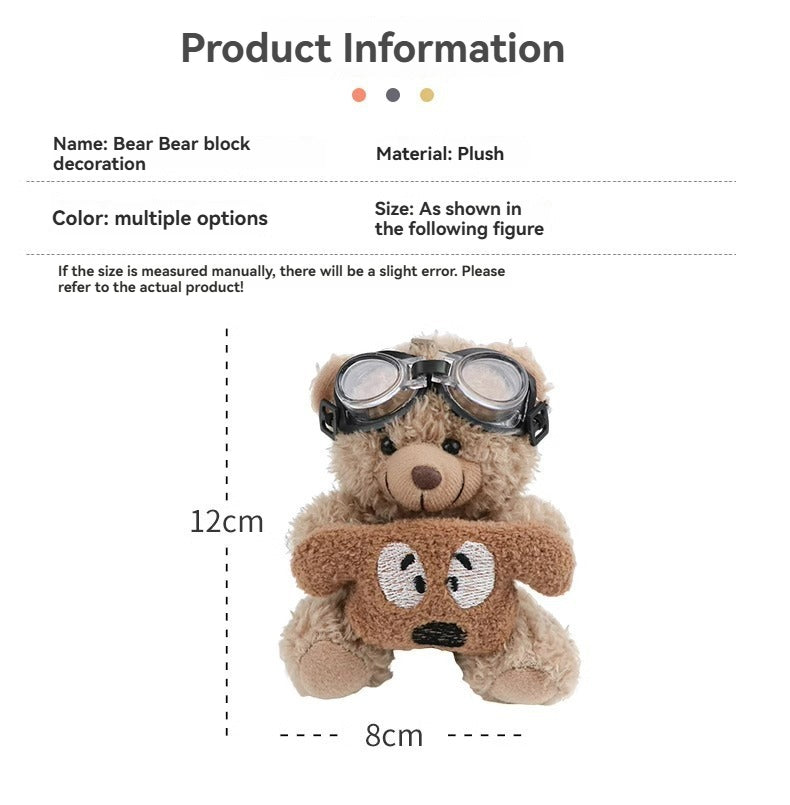 Car windshield wipers, decorative turn signal dolls, cute teddy bears, car accessories