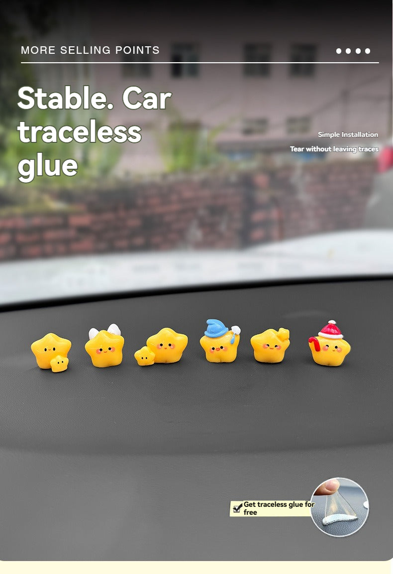 Magical Little Star Family 6-pack [Comes with No Trace Glue]