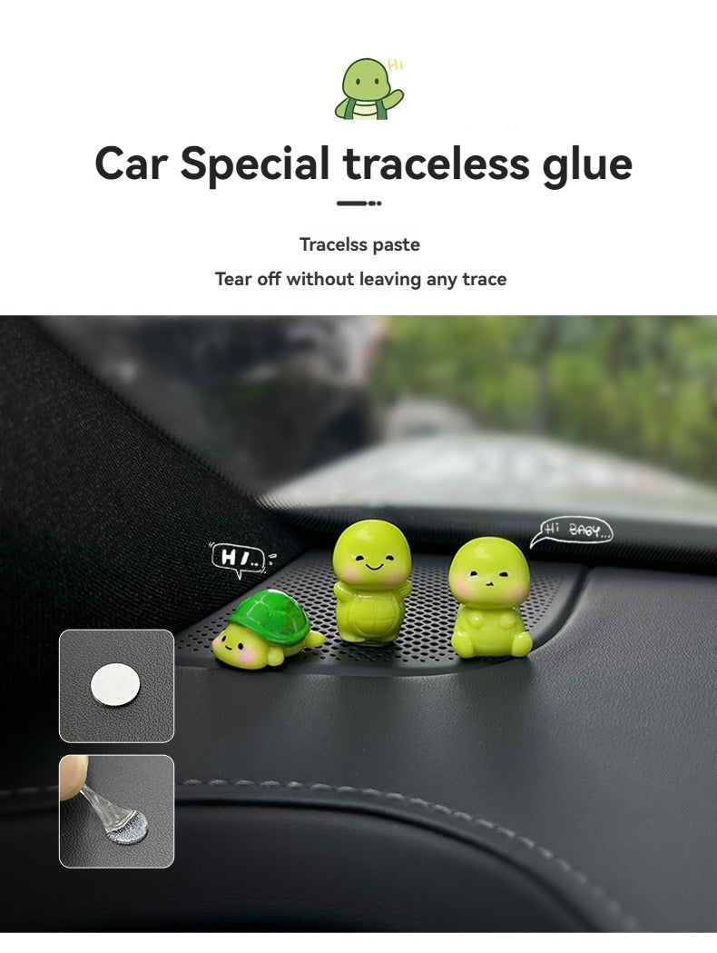 Turtle ornament -5 pieces [with free adhesive]