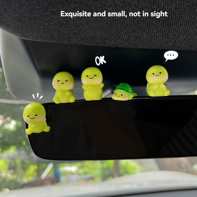 Turtle ornament -5 pieces [with free adhesive]