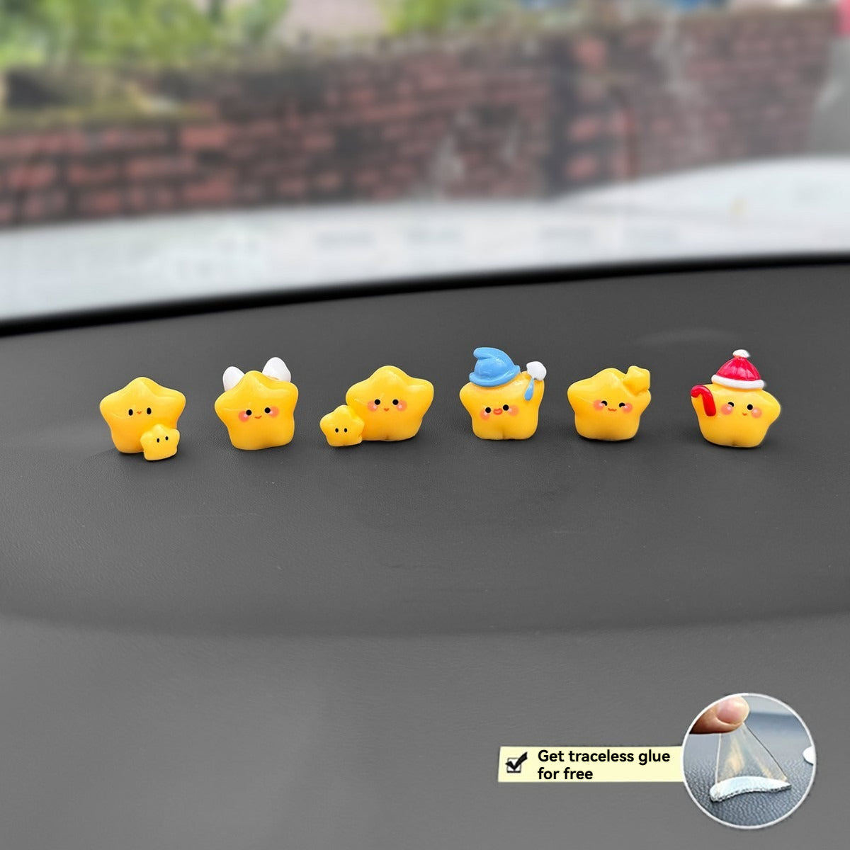 Magical Little Star Family 6-pack [Comes with No Trace Glue]