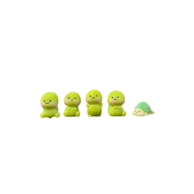 Turtle ornament -5 pieces [with free adhesive]