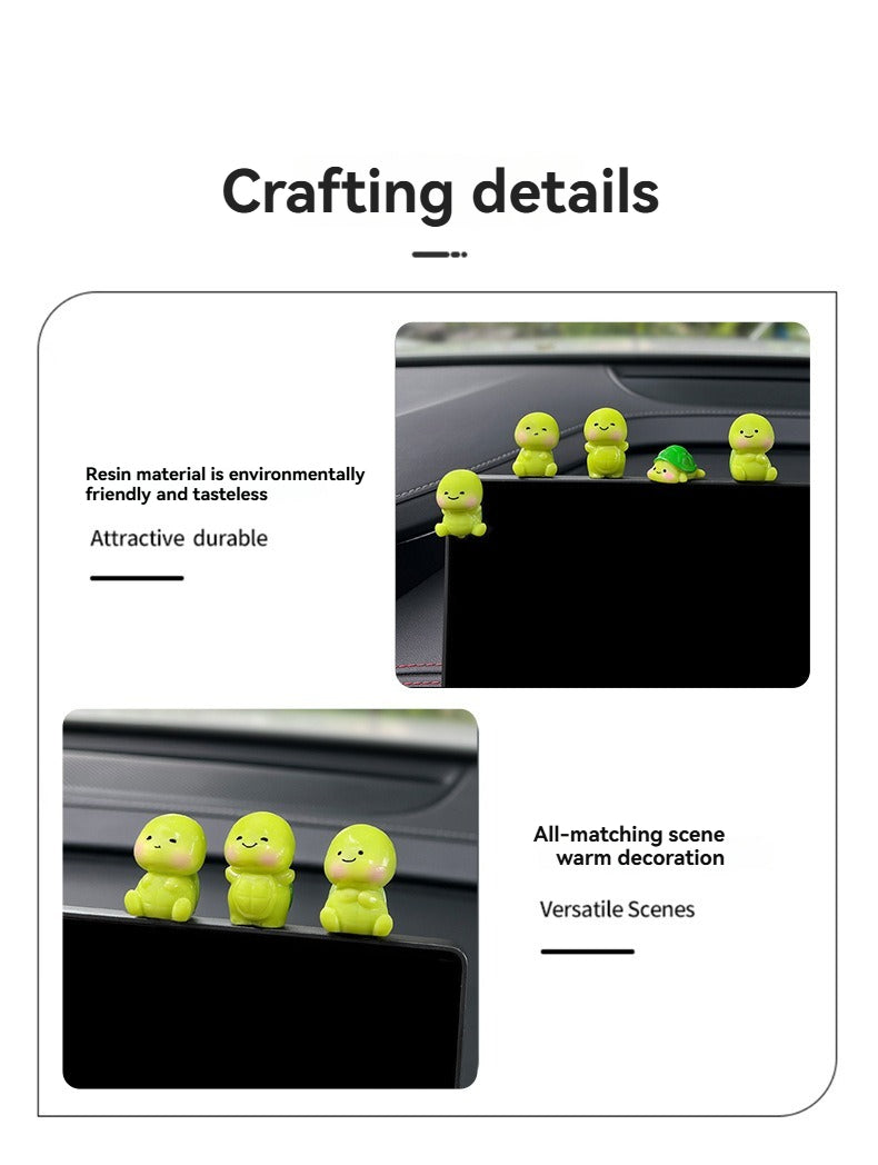 Turtle ornament -5 pieces [with free adhesive]