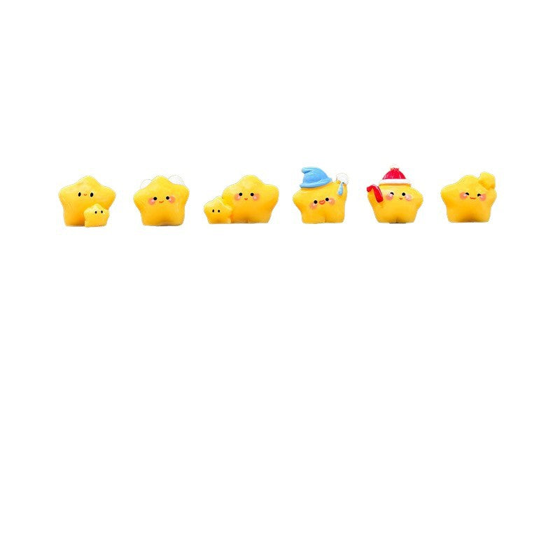 Magical Little Star Family 6-pack [Comes with No Trace Glue]