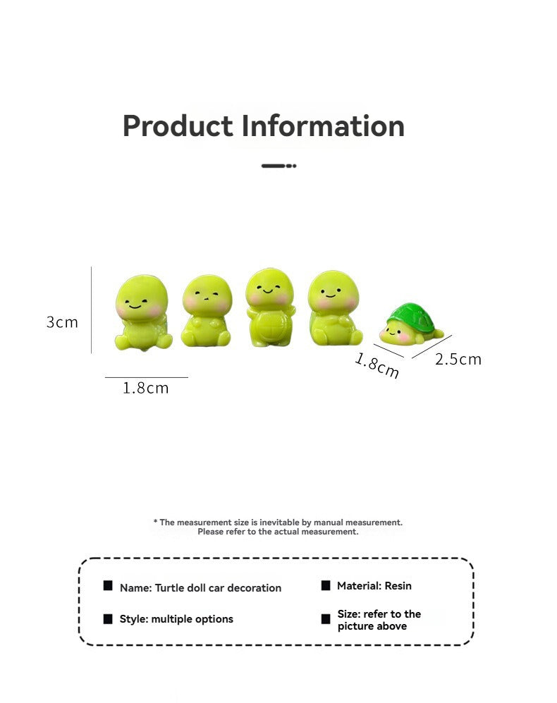 Turtle ornament -5 pieces [with free adhesive]