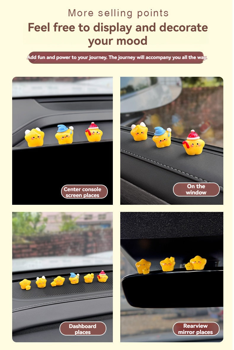 Magical Little Star Family 6-pack [Comes with No Trace Glue]