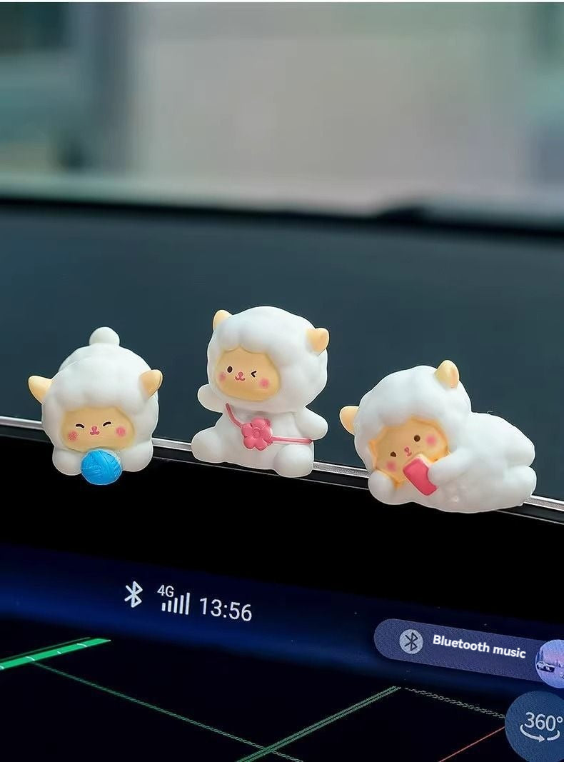 Car screen decoration, car interior decoration