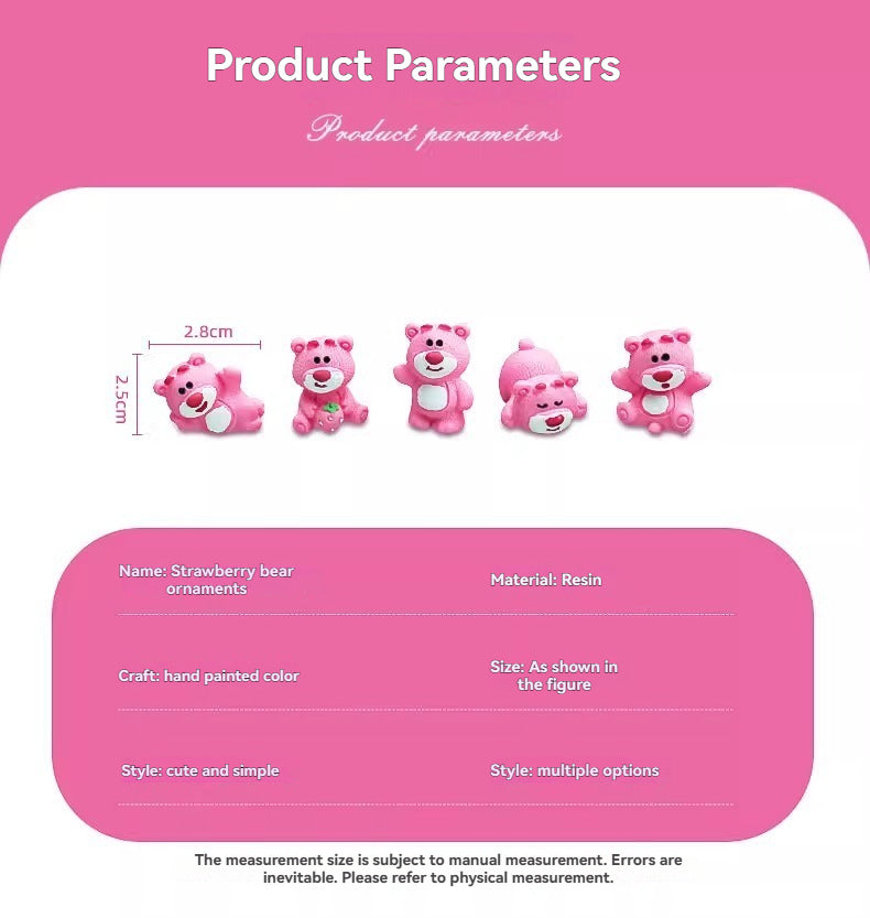 Strawberry Bear Jewelry