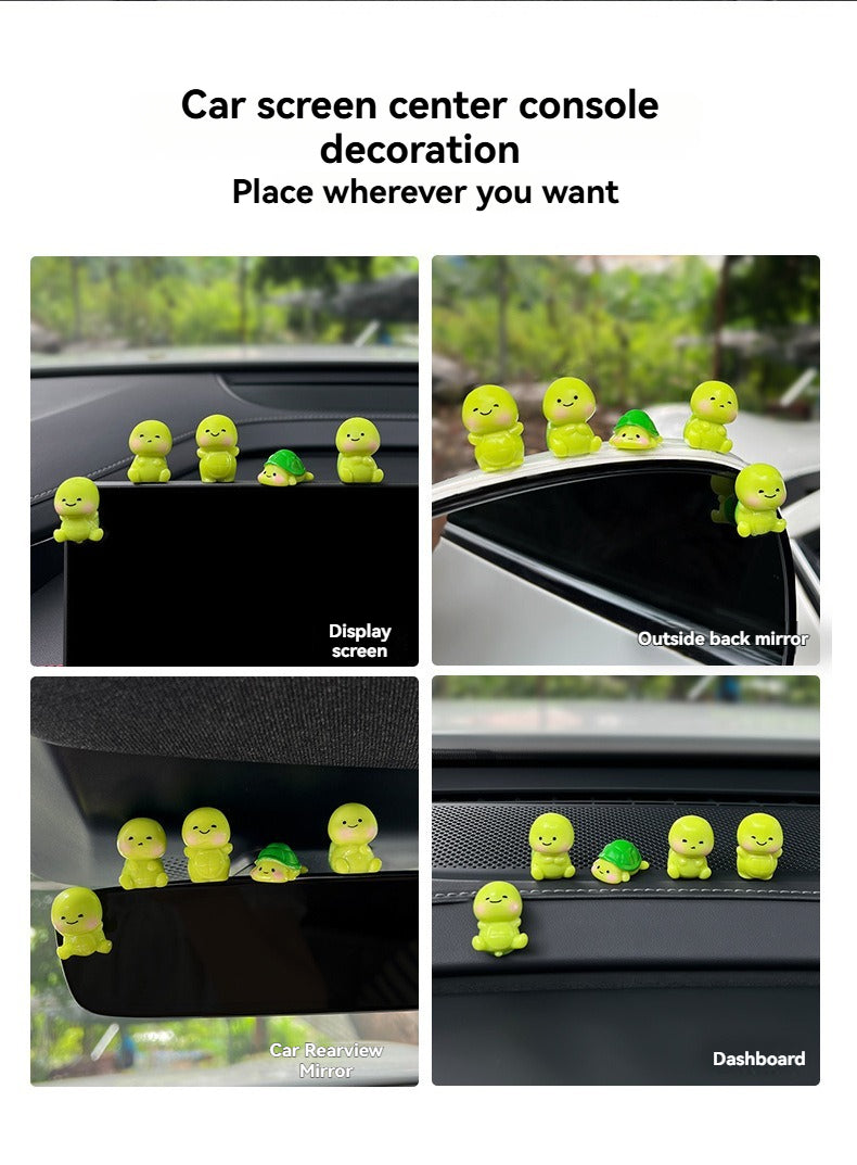 Turtle ornament -5 pieces [with free adhesive]