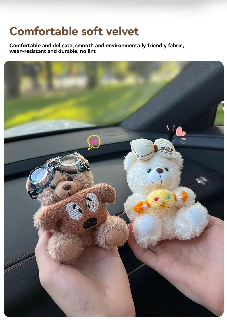 Car windshield wipers, decorative turn signal dolls, cute teddy bears, car accessories