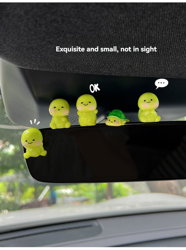 Turtle ornament -5 pieces [with free adhesive]